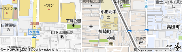 兵庫県尼崎市神崎町16周辺の地図