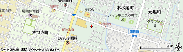 ふじ薬局　尾崎店周辺の地図