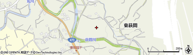 静岡県牧之原市東萩間周辺の地図