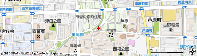 阪神企画リサイクルセンター周辺の地図