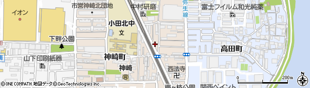 兵庫県尼崎市神崎町41-3周辺の地図