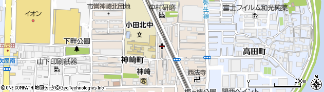 兵庫県尼崎市神崎町25-24周辺の地図
