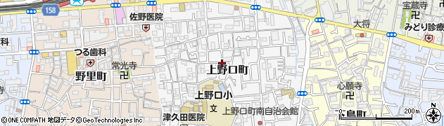 大阪府門真市上野口町周辺の地図