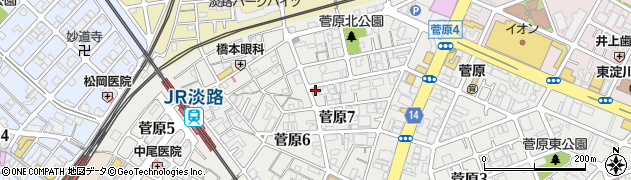 マンマチャオ菅原店周辺の地図