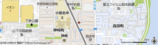 兵庫県尼崎市神崎町41-4周辺の地図