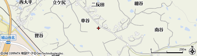 京都府木津川市鹿背山車谷25周辺の地図