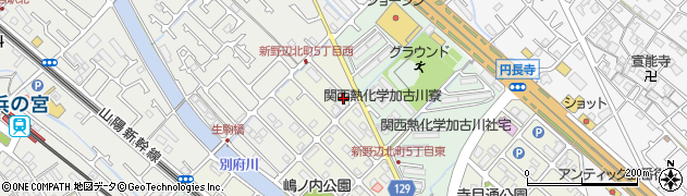 別府港加古川停車場線周辺の地図