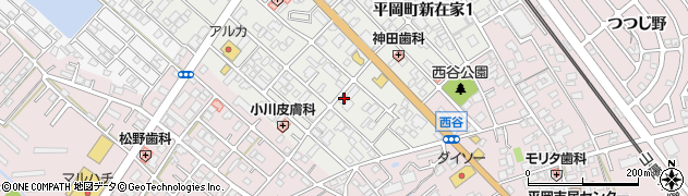 兵庫県加古川市平岡町新在家64周辺の地図