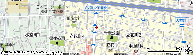 虎と龍 立花店周辺の地図