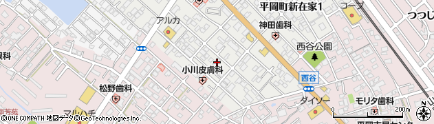 兵庫県加古川市平岡町新在家83周辺の地図