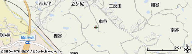 京都府木津川市鹿背山頓登路里周辺の地図