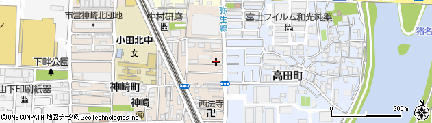 兵庫県尼崎市神崎町39-32周辺の地図