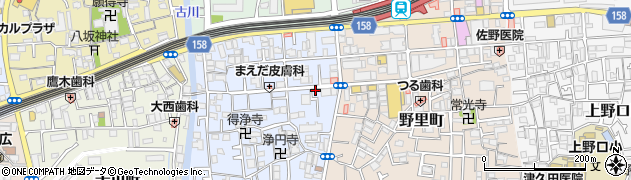 大阪府門真市常盤町7-1周辺の地図