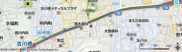 大阪府門真市古川町3周辺の地図