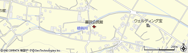 藤沢公民館周辺の地図