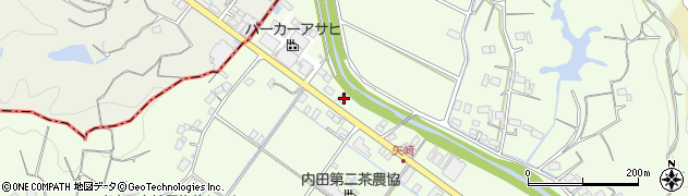 静岡県菊川市中内田2351周辺の地図