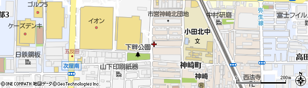兵庫県尼崎市神崎町16-24周辺の地図