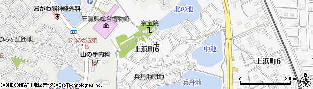 上浜台公園周辺の地図