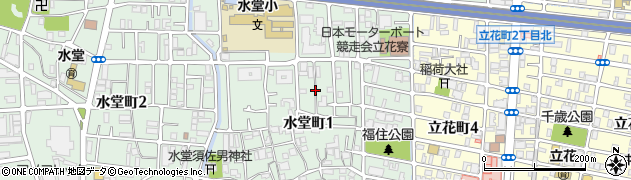 水堂鍬田公園周辺の地図