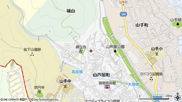 〒659-0082 兵庫県芦屋市山芦屋町の地図