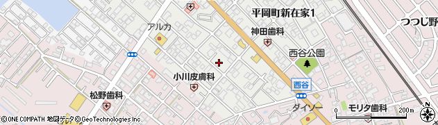 兵庫県加古川市平岡町新在家81周辺の地図