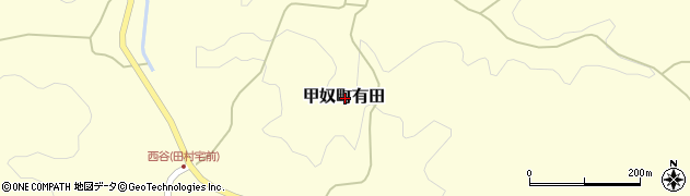 広島県三次市甲奴町有田周辺の地図