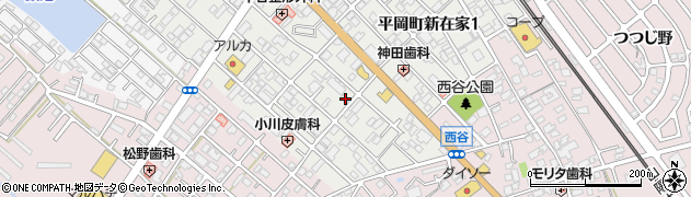 兵庫県加古川市平岡町新在家76周辺の地図