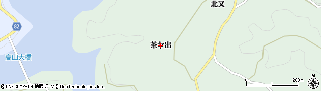京都府南山城村（相楽郡）田山（茶ヤ出）周辺の地図