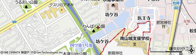 木津川台3号公園(わんぱく公園)周辺の地図