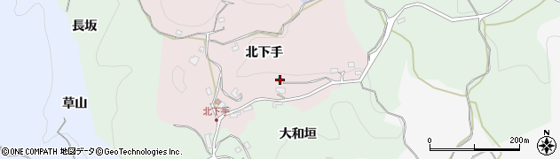 京都府木津川市加茂町北下手（北下手）周辺の地図