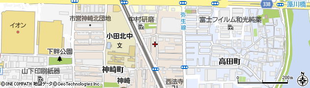 兵庫県尼崎市神崎町41-33周辺の地図