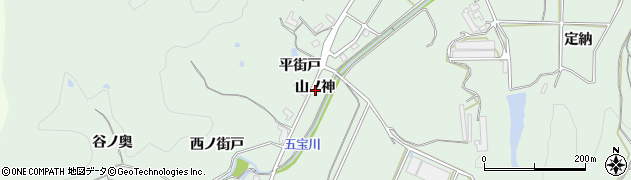 愛知県美浜町（知多郡）豊丘（山ノ神）周辺の地図