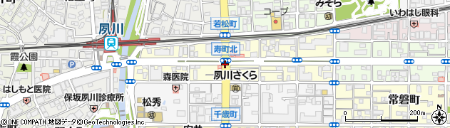 寿町北周辺の地図
