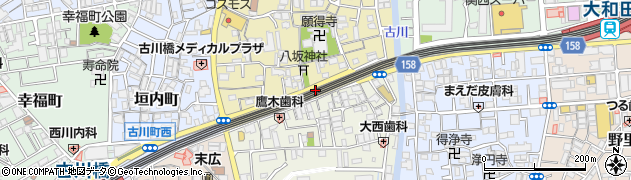 大阪府門真市御堂町4周辺の地図