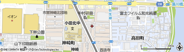 兵庫県尼崎市神崎町41-25周辺の地図