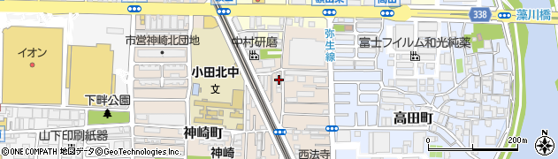 兵庫県尼崎市神崎町41-32周辺の地図