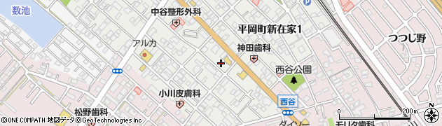 兵庫県加古川市平岡町新在家74周辺の地図