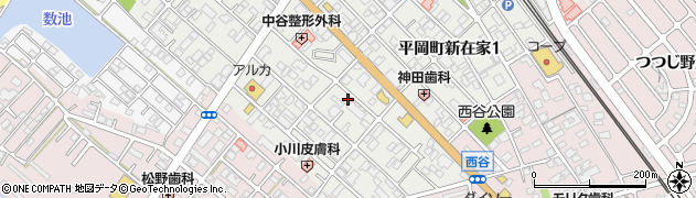 兵庫県加古川市平岡町新在家77周辺の地図