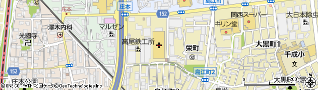 ホームセンターコーナン豊中島江店周辺の地図