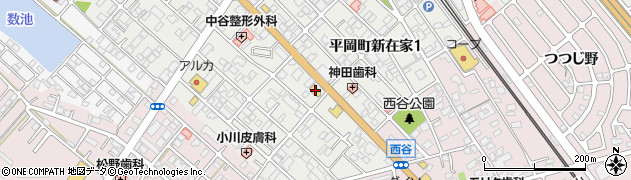 兵庫県加古川市平岡町新在家72周辺の地図