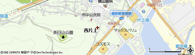 岡山県備前市西片上1423周辺の地図