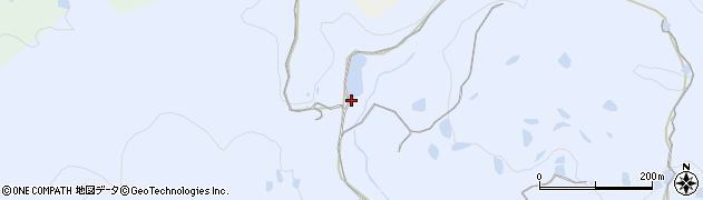兵庫県神戸市北区山田町藍那蛇谷11周辺の地図