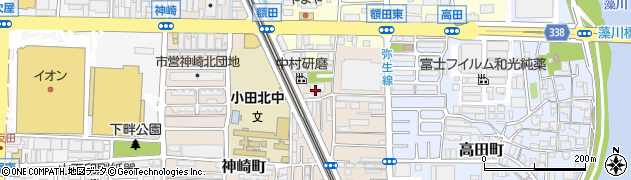 兵庫県尼崎市神崎町43周辺の地図