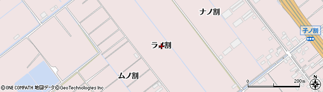 愛知県豊橋市神野新田町ラノ割周辺の地図