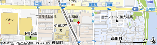兵庫県尼崎市神崎町43-8周辺の地図