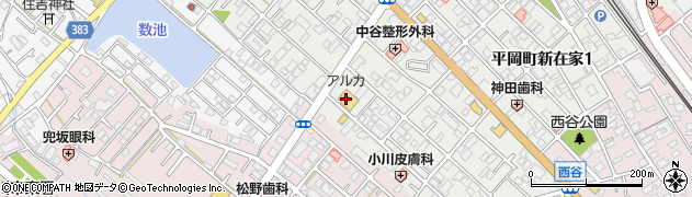 アルカドラッグ東加古川店周辺の地図