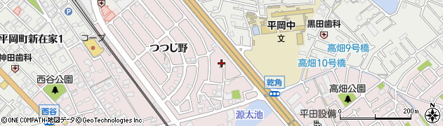 兵庫県加古川市平岡町西谷1周辺の地図