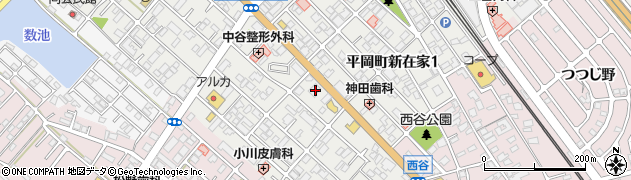 兵庫県加古川市平岡町新在家73周辺の地図