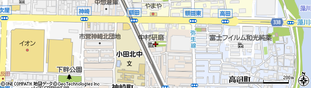 兵庫県尼崎市神崎町44周辺の地図