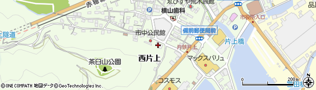 岡山県備前市西片上1432周辺の地図